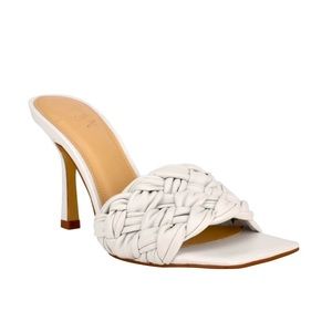 March Fisher White Draya Sandals Size 7